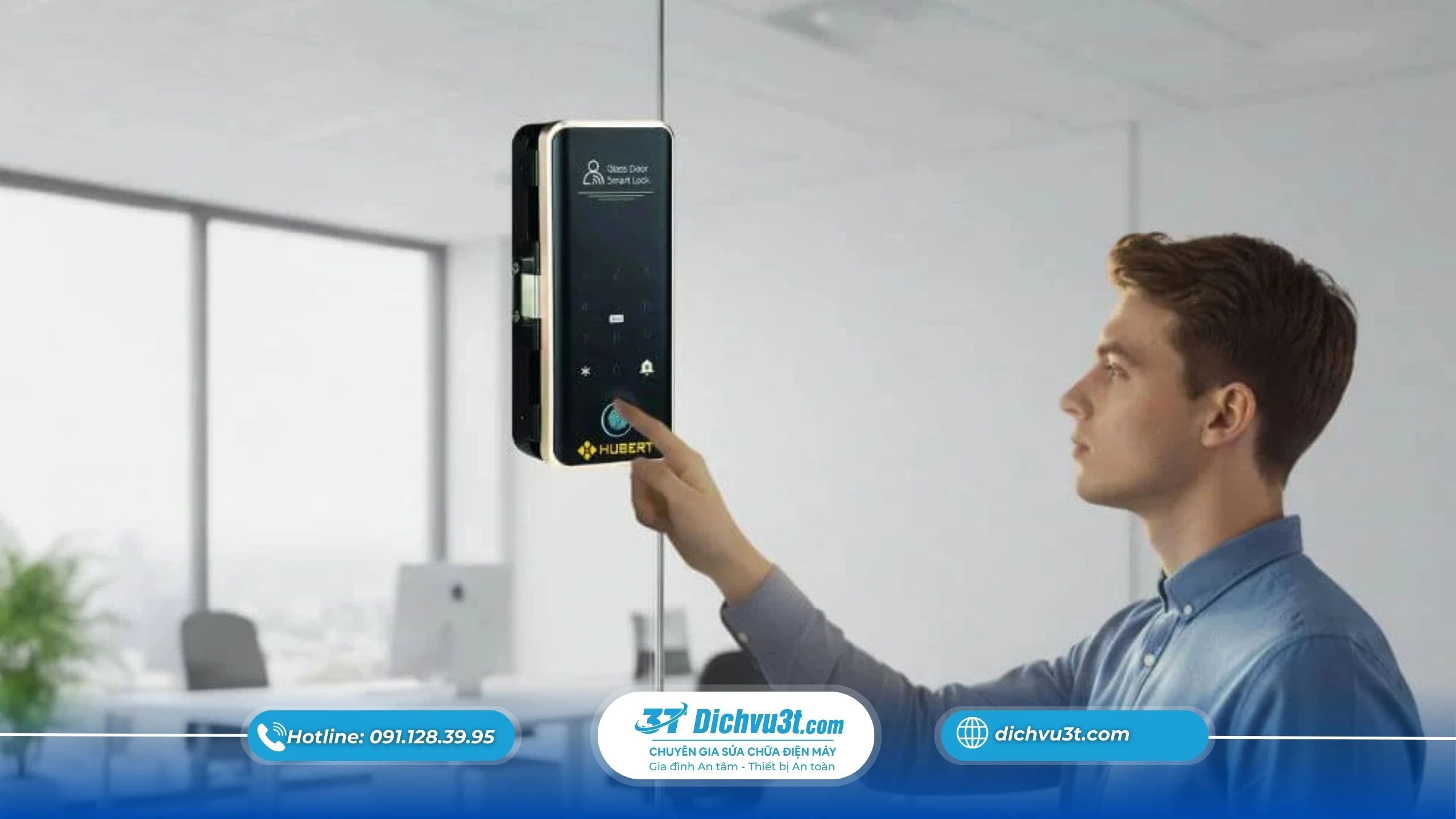 khoá cửa vân tay