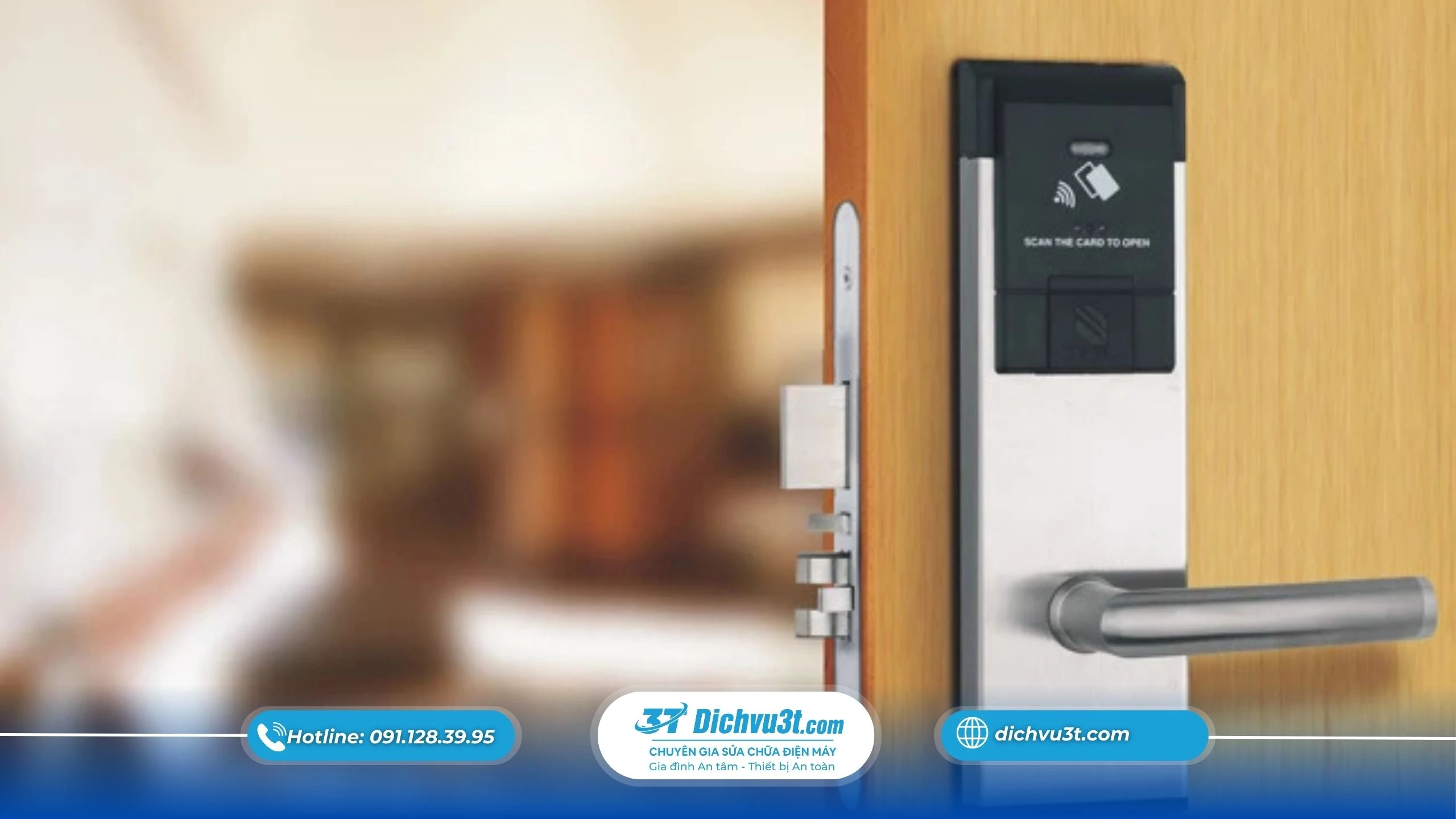 lỗi khoá cửa thẻ từ
