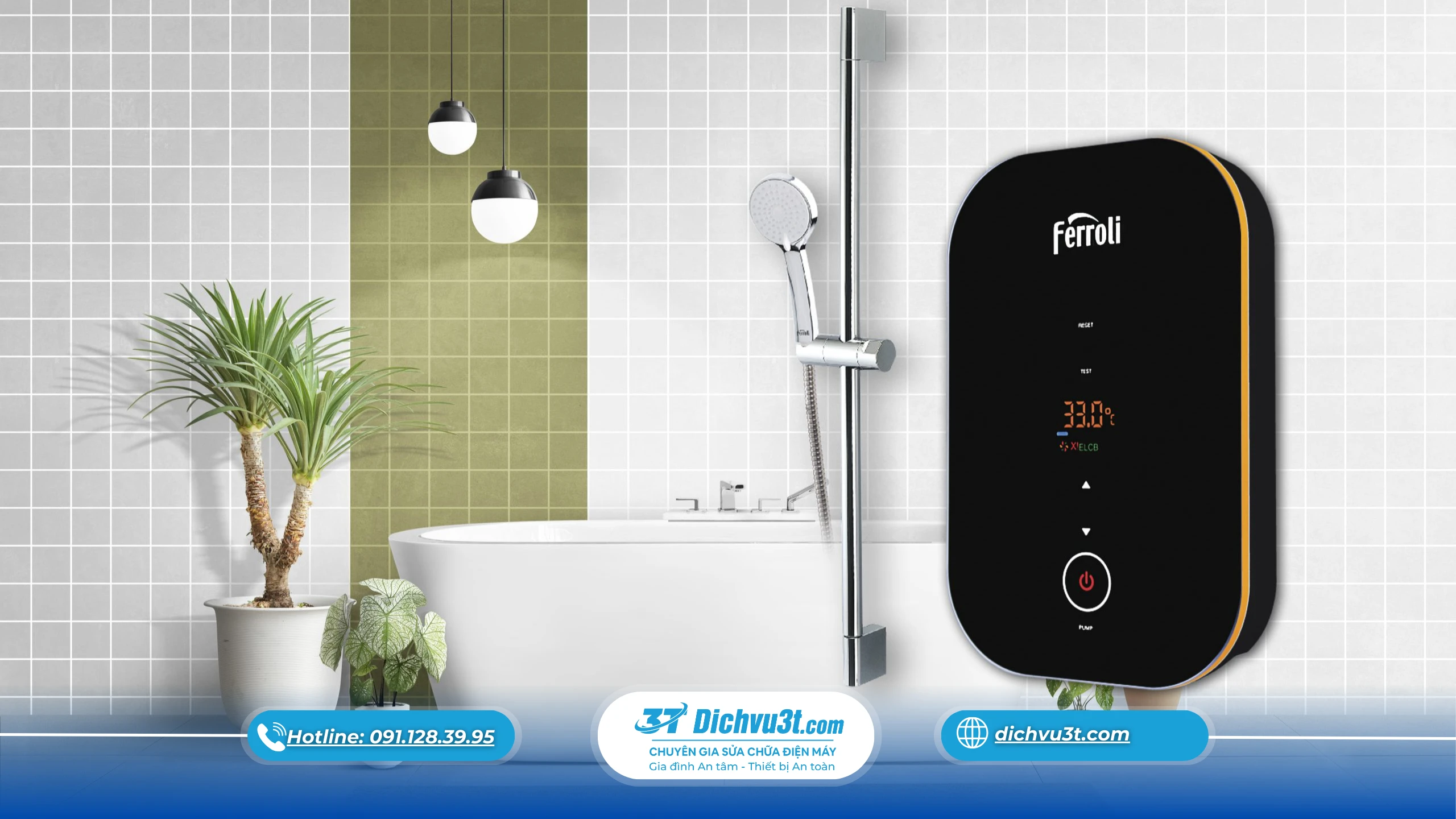 tiêu chuẩn lắp đặt bình nóng lạnh