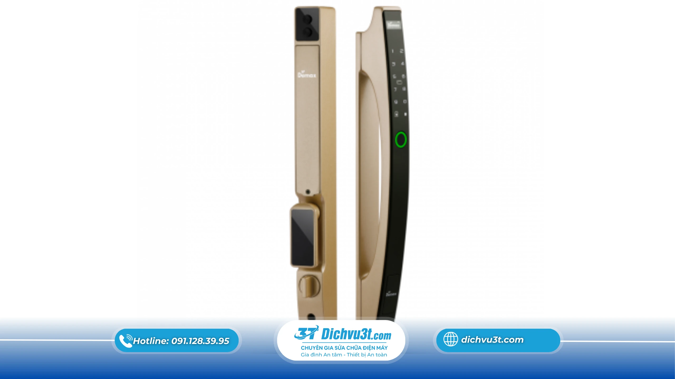 Khoá thông minh màu Vàng Champagne – Tinh tế và nổi bật